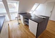 TERRASSENHIT, DACHGESCHOSS, 138 m2 Maisonette mit 45 m2 Terrasse, 3 Zimmer, Wohnküche, Wannenbad, Rembrandtstraße