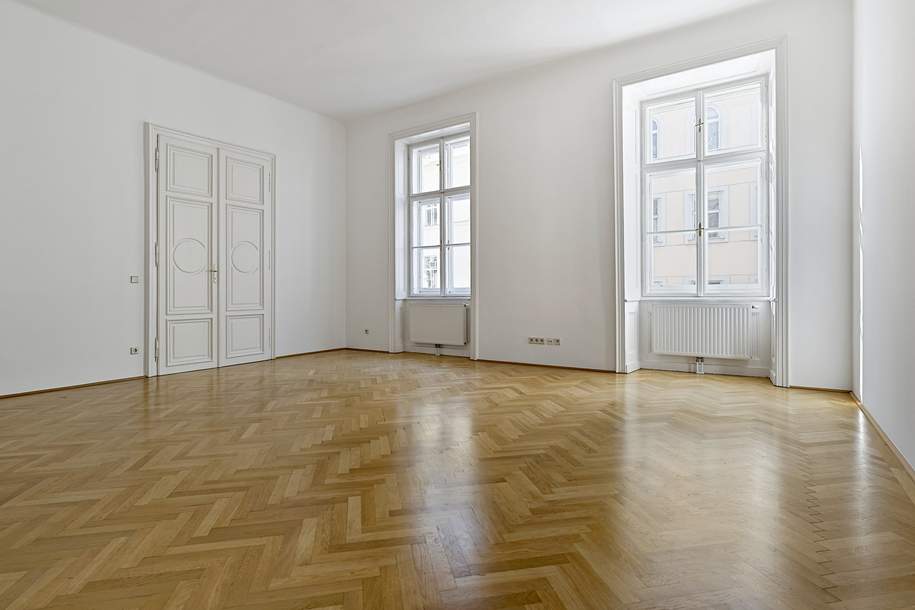 Charmante Altbaubürofläche Nähe Schottenring zu mieten, Gewerbeobjekt-miete, 3.999,01,€, 1010 Wien 1., Innere Stadt