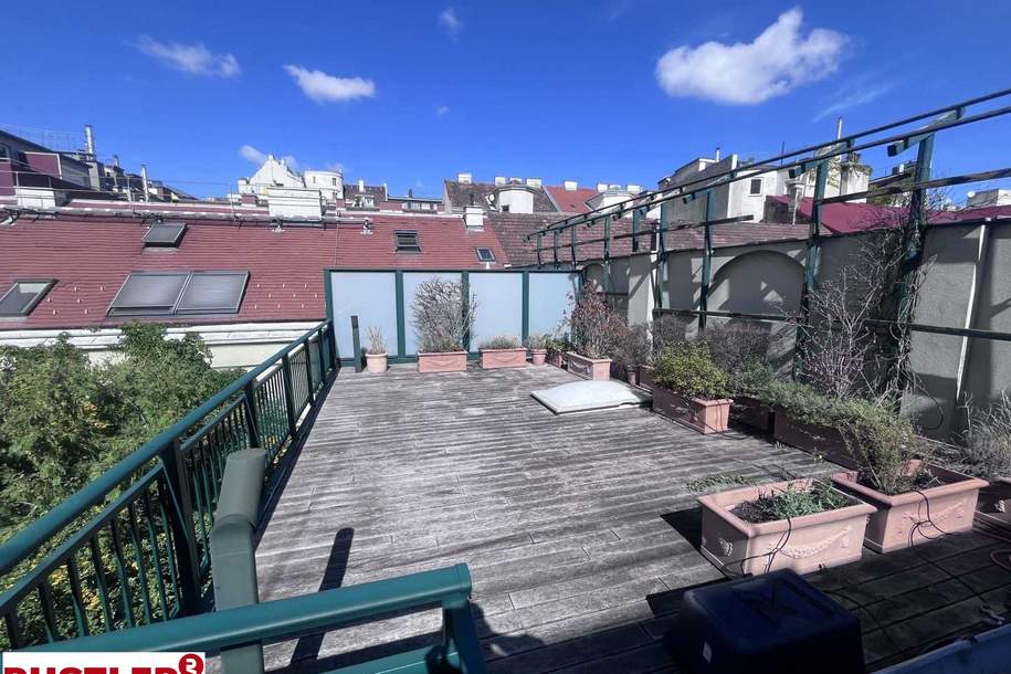 Einzigartiges Stadthaus im Herzen Mariahilfs | Dachterrasse | Garagenstellplatz vor der Haustüre, Wohnung-kauf, 1.090.000,€, 1060 Wien 6., Mariahilf