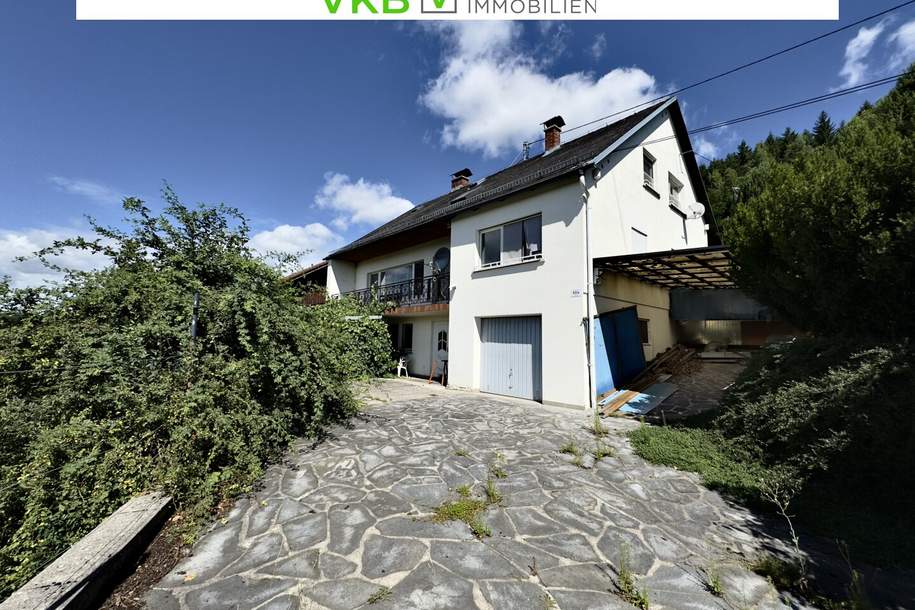 SCHLÜßLBERG | STRAßFELD: Idyllisches Zweifamilienhaus mit großzügigem, sonnigem Garten und beeindruckendem Fernblick!, Haus-kauf, 380.000,€, 4707 Grieskirchen