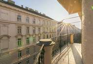 Hauslabgasse - repräsentativer 5 Zimmer Altbau mit 3 Balkonen und Parkblick