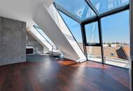 Exklusive Dachgeschoss-Maisonette mit Traumterrasse &amp; Weitblick – stilvolles Juwel beim Aumannplatz