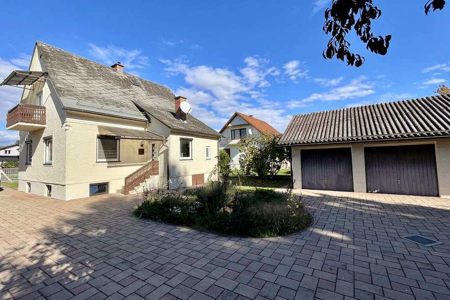 Tolles Haus in ruhiger Lage! Top Zustand mit Ausbaupotenzial, Doppelgarage und Kleingewerbe-Office!, Haus-kauf, 349.500,€, 8430 Leibnitz