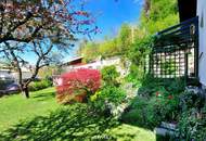 Unterkellerter Bungalow mit traumhaftem Garten u. Doppelgarage in zentraler Lage!