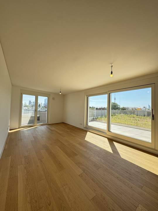 Charmante 3-Zimmer-Gartenwohnung mit XXL-Balkongarten im Drygalskiweg, Wien