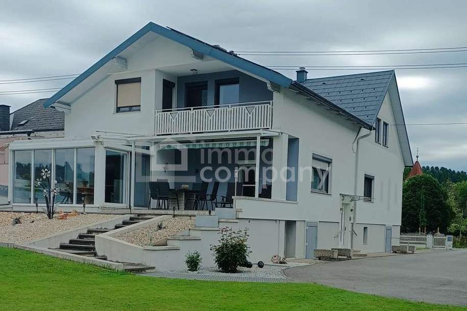 Modernes Einfamilienhaus in Kemeten: 8 Zimmer, Garten, Terrasse, 2 Garagen – Top!, Haus-kauf, 499.000,€, 7531 Oberwart
