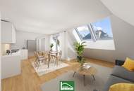 Moderne 2-Zimmer-DG-Wohnung mit Terrasse in 1220 Wien – Erstbezug auf Eigengrund - JETZT ANFRAGEN