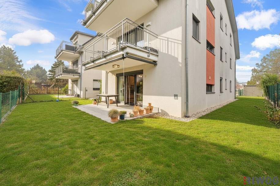 Effiziente aber Großzügige Gartenwohnung mit ca. 200 m² Garten, Luxus Küche mit Gaggenau Geräte und in ruhige Lage aber nähe U-Bahn, Wohnung-kauf, 600.000,€, 1220 Wien 22., Donaustadt