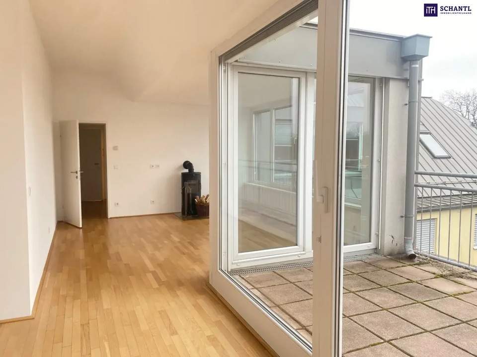 Ein Zuhause über den Dächern der Stadt – elegante Terrassenwohnung, 3 Zimmer im 2. Dachgeschoss!