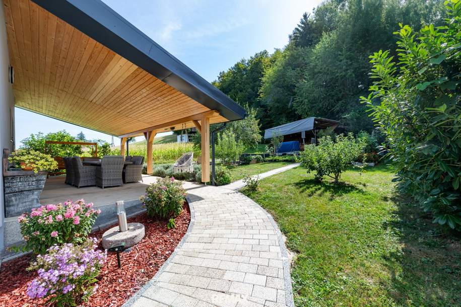 Ein Zuhause zum Wohlfühlen – Einfamilienhaus mit Garten und Wald in ruhiger Lage, Haus-kauf, 349.000,€, 8323 Graz-Umgebung
