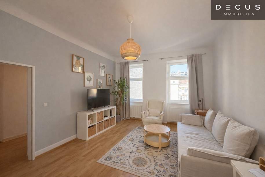 TOLLE 2-ZIMMER | SONNIGER BALKON | HERVORRAGENDE LAGE | HELL UND GROSSZÜGIG, Wohnung-kauf, 298.500,€, 1050 Wien 5., Margareten