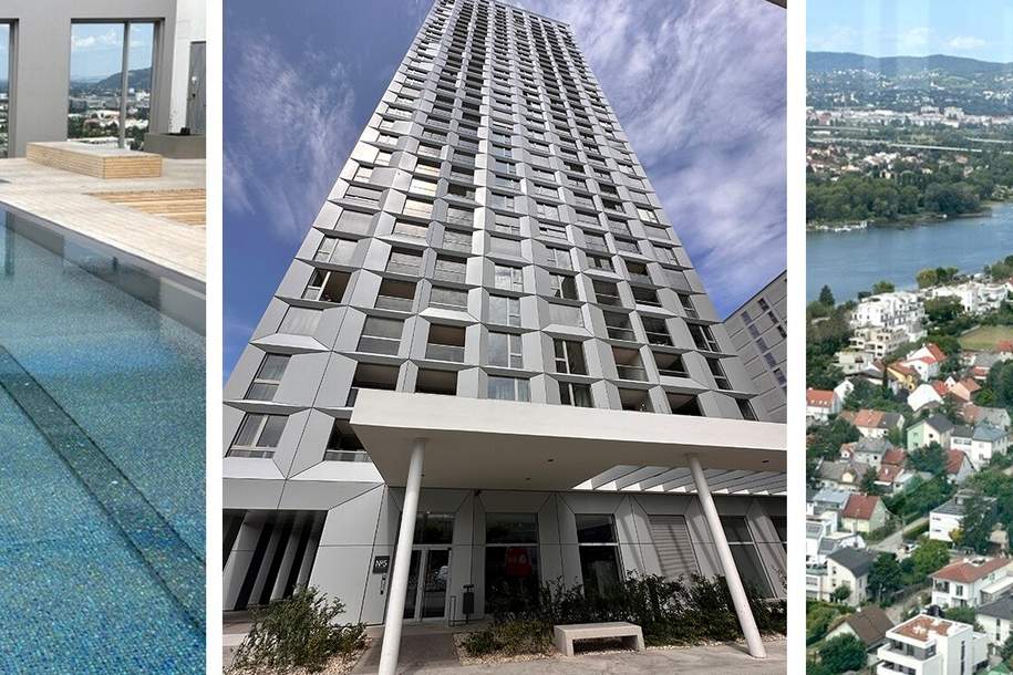 4-Zimmer-Luxuswohnung inkl. hochwertiger Küche und Loggia Außenfläche im 15. Stock im TwentyTwo Tower /AP05 T135, Wohnung-miete, 1.859,00,€, 1220 Wien 22., Donaustadt