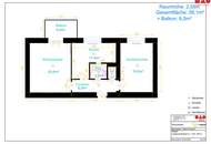 Urbanes Wohnerlebnis im Zentrum von Wels mit hervorragender Infrastruktur! Moderne 2-Zimmer-Wohnung mit Balkon!