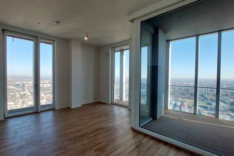 Urbanes Wohnen mit Rooftop Pool, Spa &amp; Skylineblick – TOWER HOMES, Wohnung-miete, 1.590,00,€, 1220 Wien 22., Donaustadt