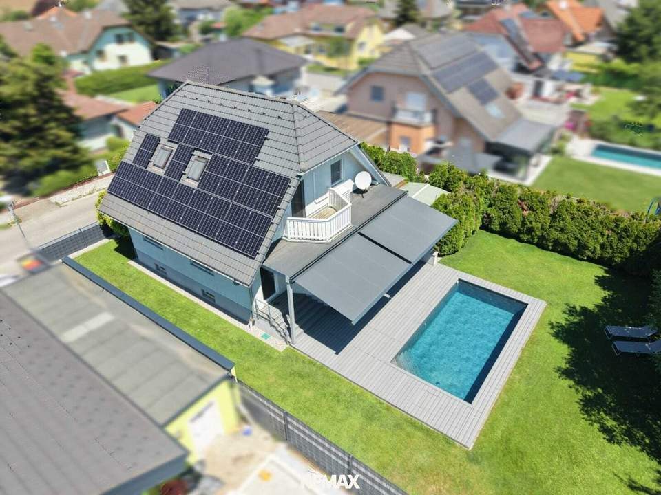 Traumhaus mit Pool & PV-Anlage | Klimaanlage | 4 Zimmer | Homegym | Doppelcarport | Gänserndorf Süd