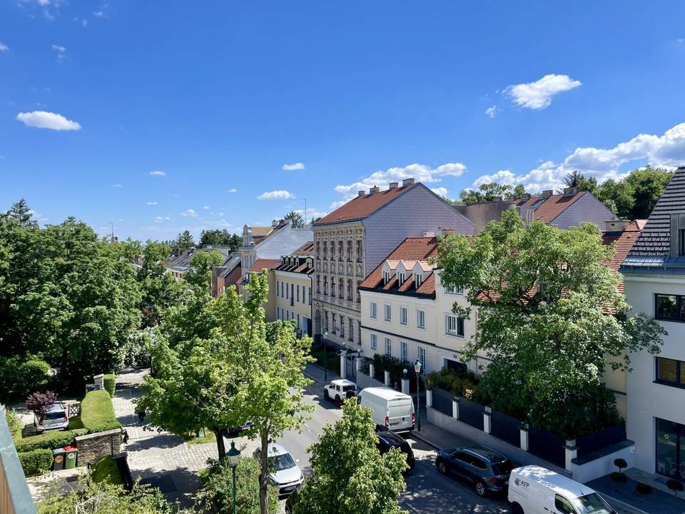 ***PROVISIONSFREI - Dachgeschosswohnung mit zwei Terrassen zwischen Pötzleinsdorfer Schlosspark und Bellevuewiese - Erstbezug nach Sanierung - Klimaanlage - Fernblick***