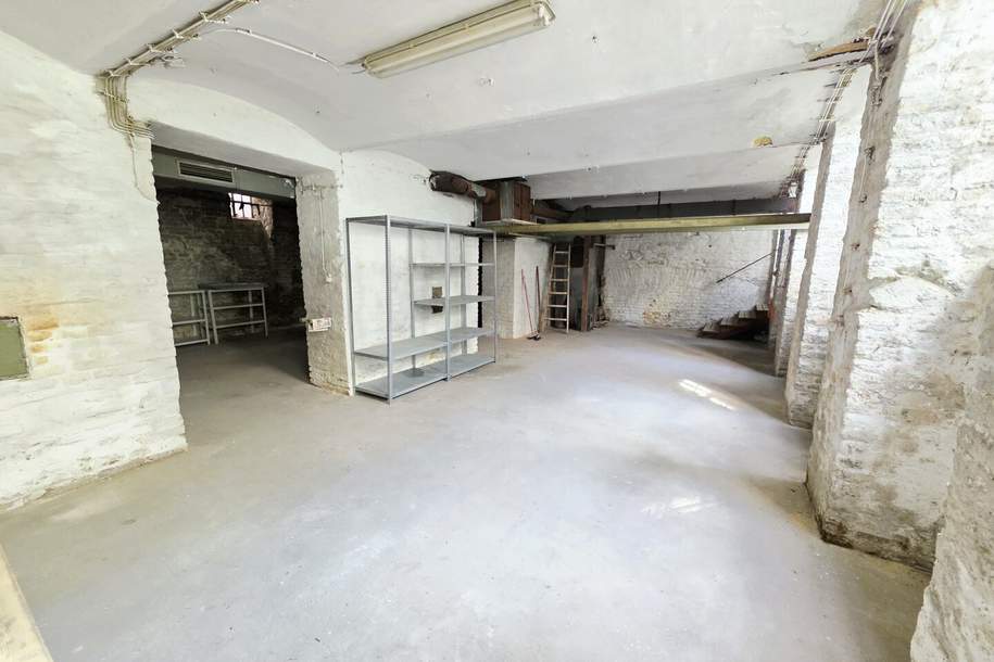 Unterirdisch gut - Lagerfläche im Souterrain in 1180 Wien nahe Kutschkermarkt!, Gewerbeobjekt-miete, 300,00,€, 1180 Wien 17., Hernals