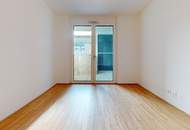 Ruhelage: moderne 2-Zimmer-Wohnung mit Loggia nahe Donau