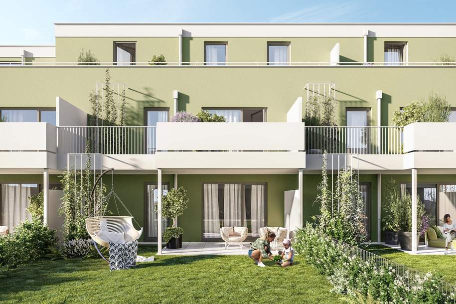 PROVISIONSFREI | Lichtdurchflutete 2-Zimmer-Wohlfühloase mit Garten | Südausrichtung | Perfekt für Anleger, Wohnung-kauf, 261.000,€, 2540 Baden