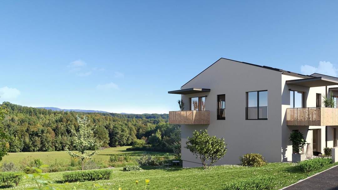 Neubau-Traum im Grünen: Moderne 4-Zimmer-Wohnung mit Schöcklblick bei Graz