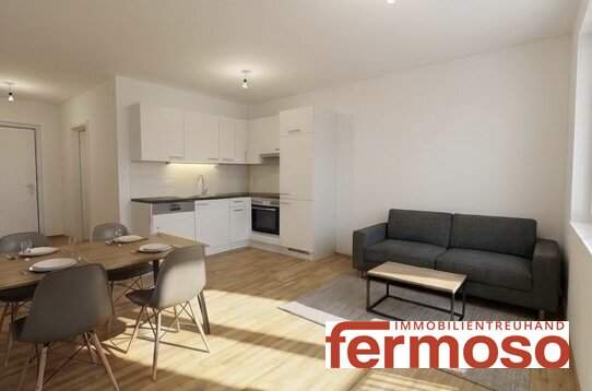 Terrassenwohnung mit Fernwärme und Fußbodenheizung in 1200 Wien – 2 Zimmer, 58 m²