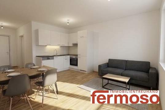 Terrassenwohnung mit Fernwärme und Fußbodenheizung in 1200 Wien – 2 Zimmer, 58 m², Wohnung-miete, 1.199,00,€, 1200 Wien 20., Brigittenau