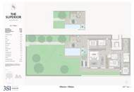 Exklusive Gartenresidenz mit weitläufigem Privatgarten Pool und Poolhaus