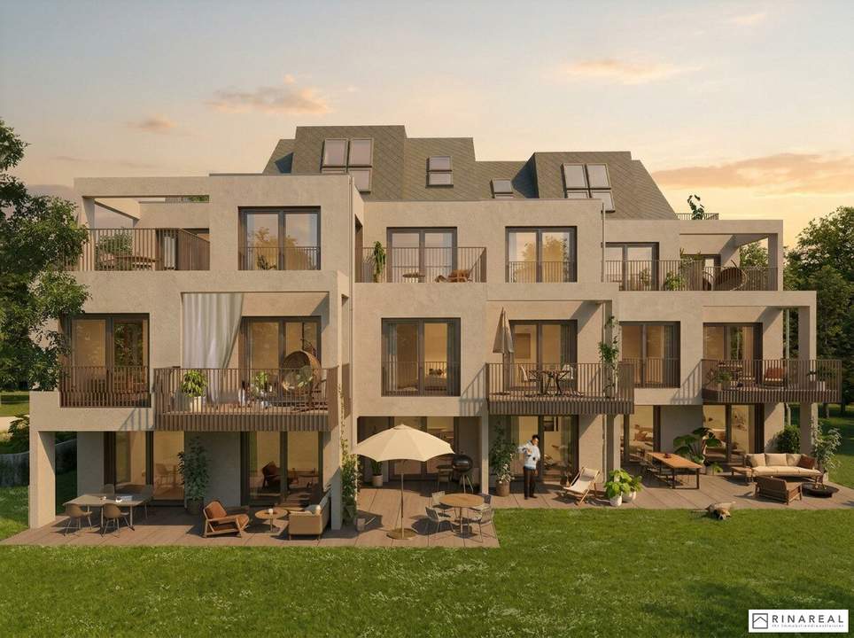 MYRIA | Exklusive 2-Zimmer-Dachgeschosswohnung in Ruhelage (1.DG) | 64 m² Wohnfläche | 2 Terrassen mit gesamt 15 m² | Hadersdorf (Top 7)
