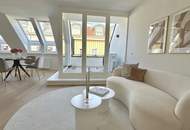 Neubau DG-Terrassenwohnung in Ruhelage | PKW-Stellplatz | 3 Min. zum Kutschkermarkt und zur U6 | 2 Min. zum Aumannplatz