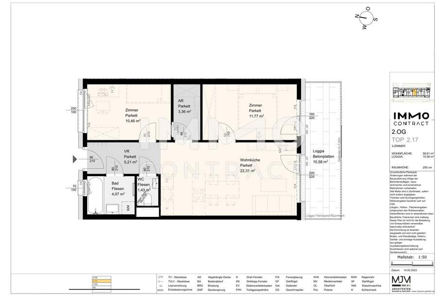 Stock2Live Exklusive Wohneinheiten 42qm - 120qm in Stockerau! _fußläufig zu Schule und Bahnhof!, Wohnung-kauf, 327.000,€, 2000 Korneuburg