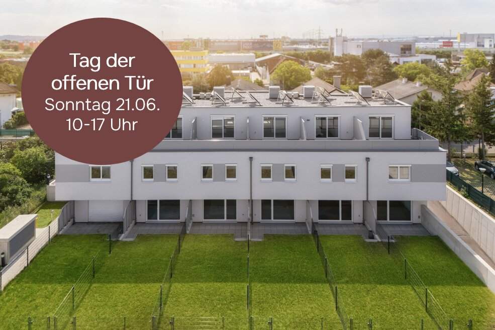 Hochwertiges Reihenhaus (Ziegelmassivbau) mit 4,5 Zimmern, Eigengarten, Dachterrasse, Keller u. Garagenplatz, provisionsfrei!
