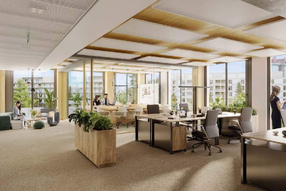 LeopoldQuartier Office: Wo Vision auf Verantwortung trifft, Gewerbeobjekt-miete, 26,10,€, 1020 Wien 2., Leopoldstadt
