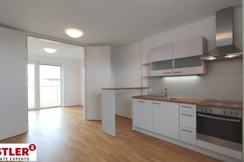 Mietwohnung mit 2 Zimmer + Küche mit Essbereich + Balkon, in Linz Stadt, Wohnung-miete, 899,00,€, 4020 Linz(Stadt)