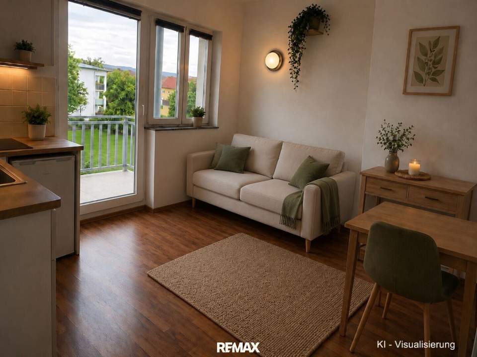 Charmantes Mini-Apartment mit Badezimmer und Balkon in zentraler Lage - Zimmer 15! Nähe BMW, SKF!!!