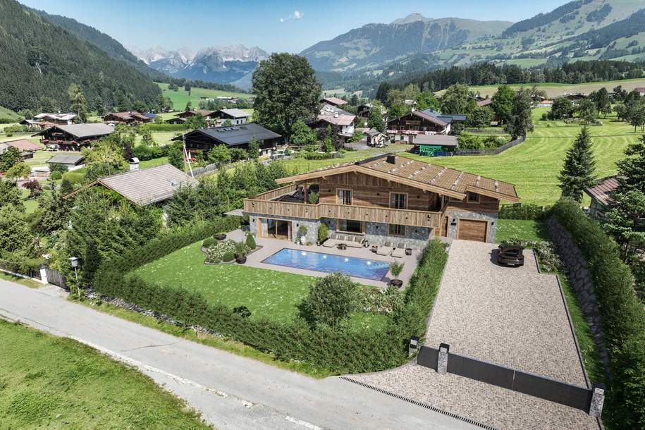 Landhaus mit Freizeitwohnsitz in sonniger Ruhelage, Haus-kauf, 6.700.000,€, 6371 Kitzbühel