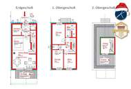 Erstbezug! Moderne Doppelhaushälften mit großen Terrassen &amp; Top Ausstattung!