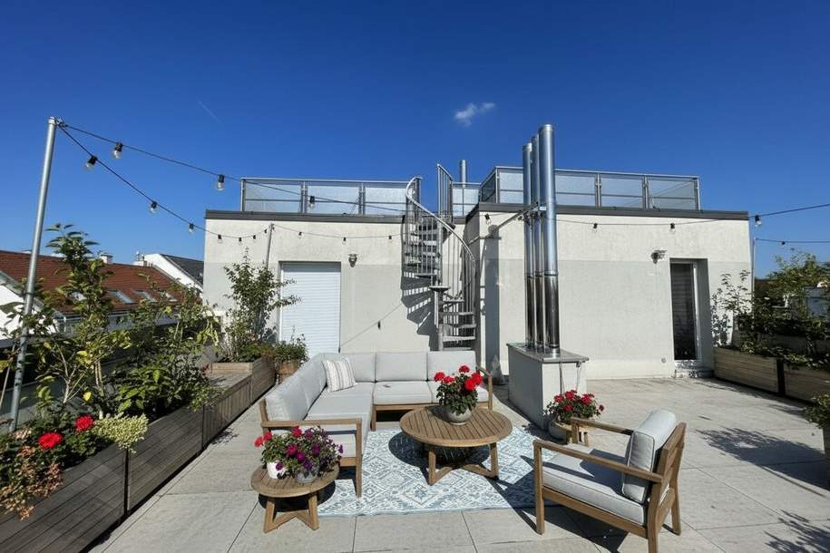 Wunderschöne geräumige Dachterrassenwohnung mit super Ausblick auf Wiener Neustadt, Wohnung-miete, 1.250,04,€, 2700 Wiener Neustadt(Stadt)