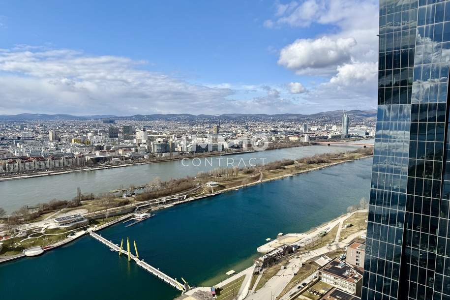 City Lights and River View: DC2 Tower: SKY RESIDENCES, Wohnung-miete, 1.750,00,€, 1220 Wien 22., Donaustadt