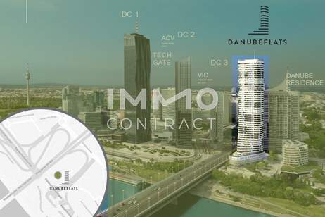 Attraktive Gastronomiefläche in den Danube Flats - dirket an der Donauinsel, Gewerbeobjekt-miete, 12.828,45,€, 1220 Wien 22., Donaustadt