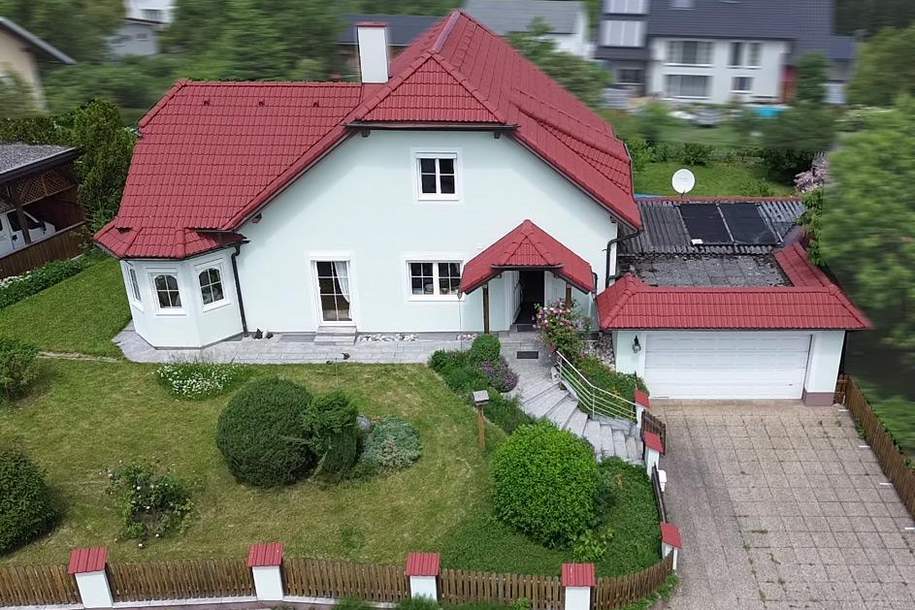 Landsitz in unmittelbarer Nähe zu Steyr mit großem Garten, Pool, Doppelgarage und Carport, Haus-kauf, 629.600,€, 4451 Steyr-Land