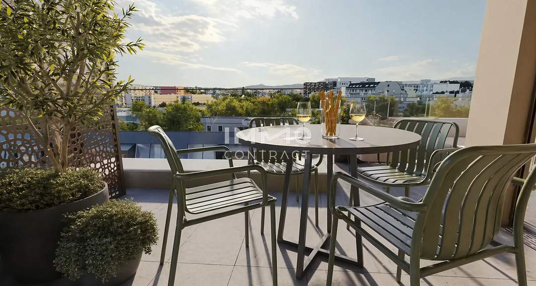 Dachgeschoß-Traum mit viel Terrasse &amp; Top-Lage (provisionsfrei)