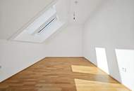 Erstbezug nach Errichtung | 3-Zimmer Dachgeschosswohnung mit Balkon in ruhigen Innenhof | PKW-Abstellplatz | fertiggestellt &amp; bezugsbereit