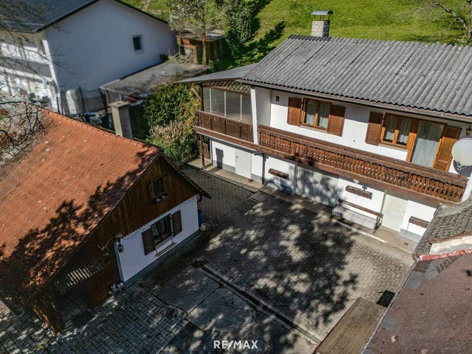 Haus mit großem Grundstück nahe Graz – 4.003 m², Entwicklungspotenzial