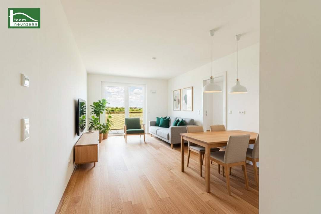 Investment im Grünen (Nettopreis) - 2.Zimmer / Provisionsfrei / Balkon / Erstbezug / hervorragende Ausstattung