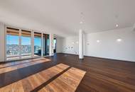 BESSER als in NYC beim Central Park! UNVERBAUBARER WEITBLICK über PRATER und DONAU vom 25. Stock! Eckwohnung mit Traumterrassen und Wintergarten!