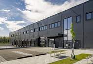 Neubau-Logistikhalle im Norden Wiens an der A22
