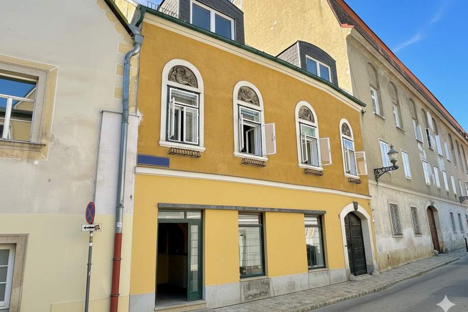Wohn- u. Geschäftshaus I Historisches Stadthaus mit Entwicklungspotenzial | vielseitige Nutzungsmöglichkeiten | Rohdachboden mit Ausbaupotenzial | Gewölbekeller, Gewerbeobjekt-kauf, 990.000,€, 1190 Wien 19., Döbling