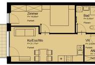 Singles & Paare aufgepasst: 2-Zimmer-Wohnung mit Balkon nahe U1