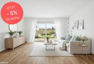 Jetzt 352.000,- statt 371.000,-! Für die kleine Familie der perfekte Ort: 3-Zimmer-Gartenwohnung mit über 60 m² Außenfläche | Süd-West-Ausrichtung
