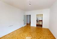 Zentral begehbare Wohnung mit hofseitiger Loggia in ruhiger Gersthofer Lage!